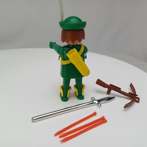PLAYMOBIL 3337   ARQUERO VERDE MEDIEVAL (año 1976 - 1980) [2]