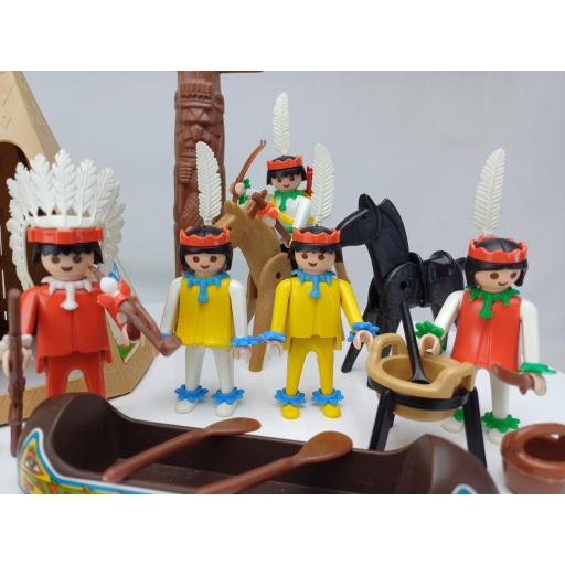 PLAYMOBIL 3483 POBLADO INDIO (AÑO 1980 - 1990) [2]