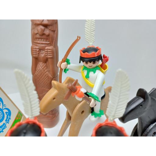 PLAYMOBIL 3483 POBLADO INDIO (AÑO 1980 - 1990) [3]
