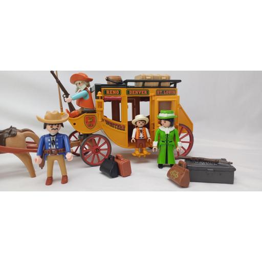 ​PLAYMOBIL 3803 DILIGENCIA OESTE WESTERN (AÑO 1994) [2]