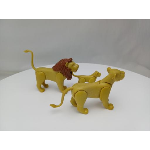 PLAYMOBIL FAMILIA LEONES ANIMALES  PIR [2]