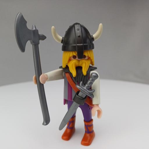 PLAYMOBIL GUERRERO VIKINGO CABALLERO MEDIEVAL MUÑECO CLICK  MOD0977
