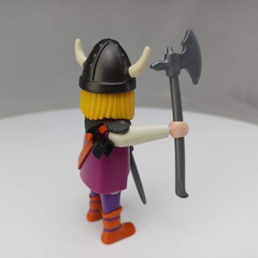 PLAYMOBIL GUERRERO VIKINGO CABALLERO MEDIEVAL MUÑECO CLICK  MOD0977 [1]