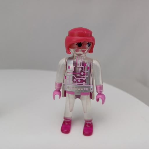 PLAYMOBIL MUJER ROBOT MUÑECO CLICK 