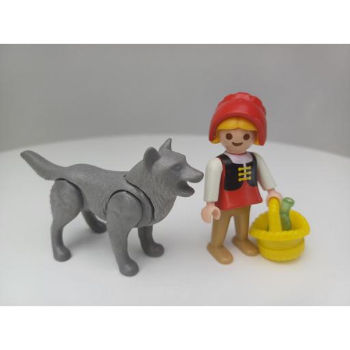 PLAYMOBIL 4562 SPECIAL CAPERUCITA ROJA Y EL LOBO (AÑO 1999 - 2000)