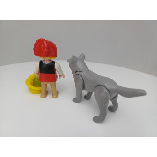 PLAYMOBIL 4562 SPECIAL CAPERUCITA ROJA Y EL LOBO (AÑO 1999 - 2000) [1]