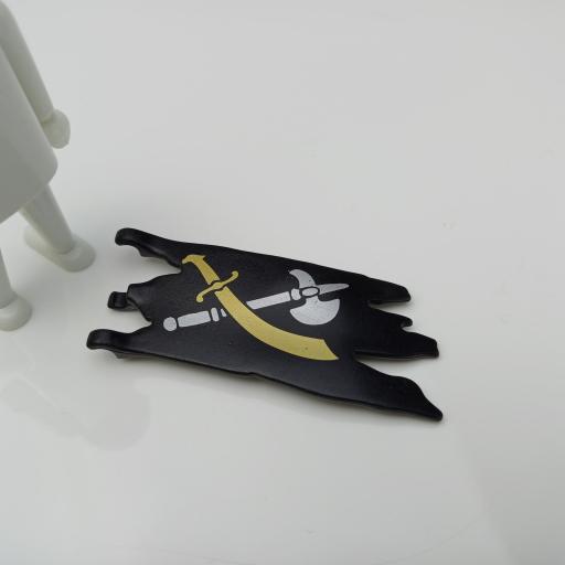PLAYMOBIL BANDERA PIRATA MOD025