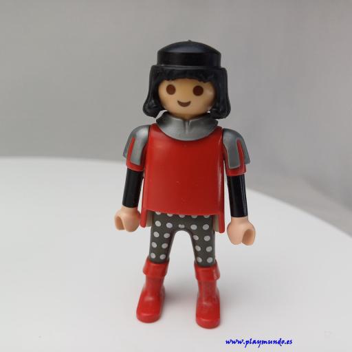PLAYMOBIL GUERRERO CABALLERO MEDIEVAL MUÑECO CLICK  MOD3008