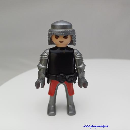 PLAYMOBIL GUERRERO CABALLERO MEDIEVAL MUÑECO CLICK  MOD3009