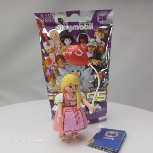 PLAYMOBIL SERIE 28 CHICAS OKTOBERFEST CHICA CON TRAJE TIPICO DIRNDL  [1]