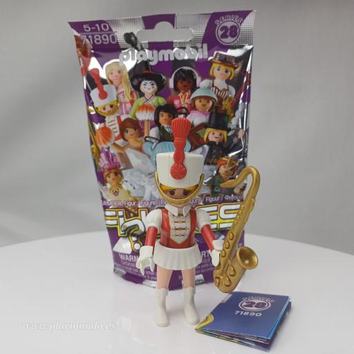 PLAYMOBIL SERIE 28 CHICAS MAJORETTE CHICA BANCA DE MUSICA [2]