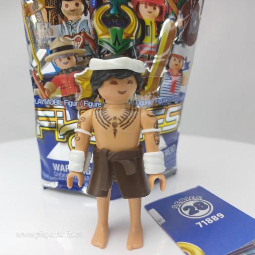PLAYMOBIL SERIE 28 CHICOS MAORI NEOZELANDES