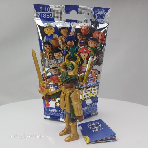 PLAYMOBIL SERIE 28 CHICOS CABALLERO DORADO [2]