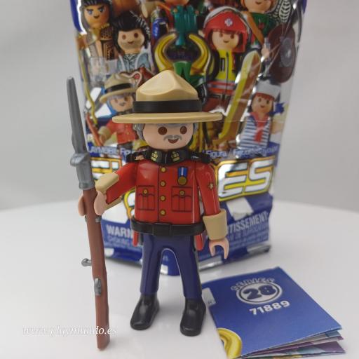 PLAYMOBIL SERIE 28 CHICOS POLICIA CANADIENSE