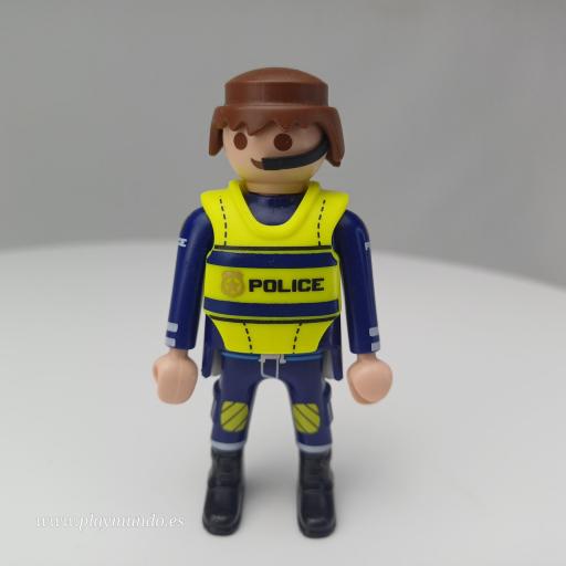 PLAYMOBIL MUÑECO CLICK  POLICIA AGENTE MOD453