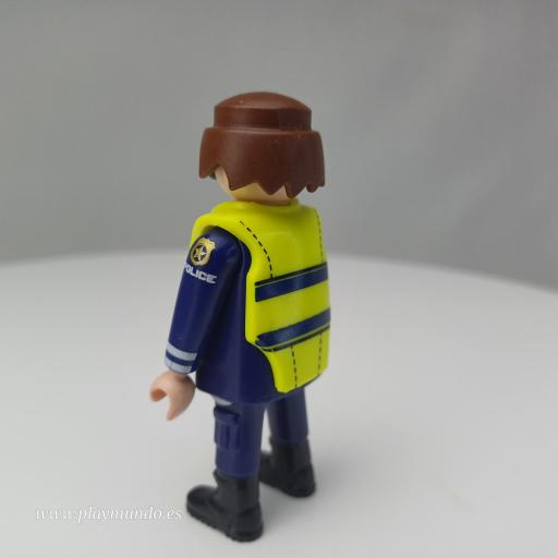 PLAYMOBIL MUÑECO CLICK  POLICIA AGENTE MOD453 [1]