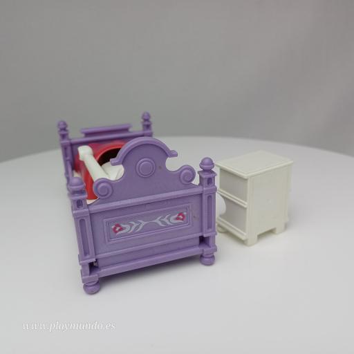 PLAYMOBIL  CAMA Y MESITA MOBILIARIO  [2]
