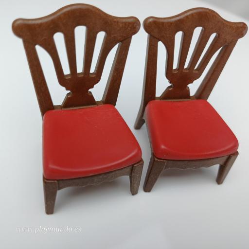 PLAYMOBIL 2 SILLAS MOBILIARIO MOD16 [1]