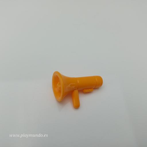 PLAYMOBIL MEGAFONO NARANJA 