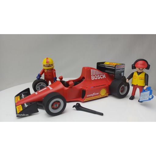 PLAYMOBIL  3603 COCHE DE FORMULA 1 (VERSION 2 - AÑO 1997)