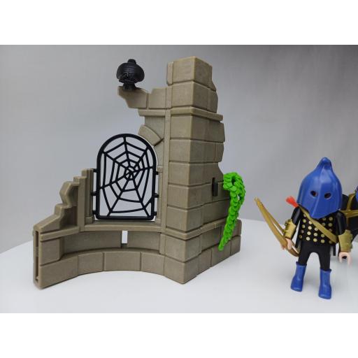 ​​PLAYMOBIL 3899  JINETE MEDIEVAL ENCAPUCHADO (AÑO 1997 - 2001) [3]