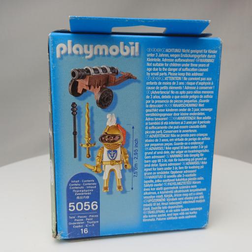 PLAYMOBIL 5056 PLAY & GIVE  CABALLERO DEL CISNE  (AÑO 2012 - EDICION GRIEGA) CAJA CON DAÑOS [1]