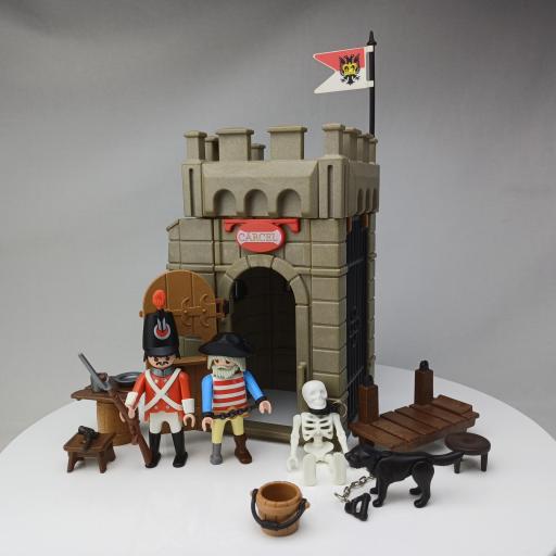 PLAYMOBIL 3351 TORRE PRISION DEL PUERTO   (AÑO 2002 USA)