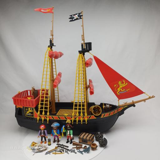 PLAYMOBIL 4424 BARCO PIRATA (AÑO 2005 - 2006)