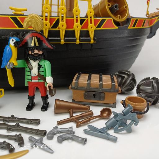 PLAYMOBIL 4424 BARCO PIRATA (AÑO 2005 - 2006) [3]