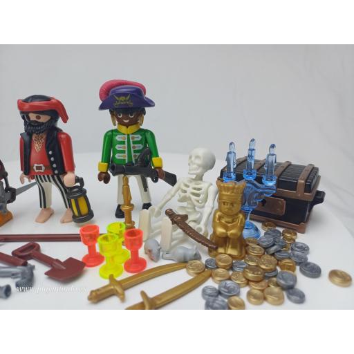 PLAYMOBIL 3939 PIRATAS CON TESORO (2000- 2007) [2]