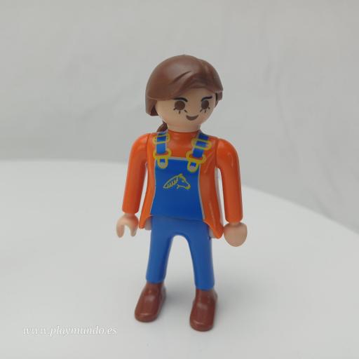 PLAYMOBIL MUJER MUÑECO UNIFORME CLICK mod9219