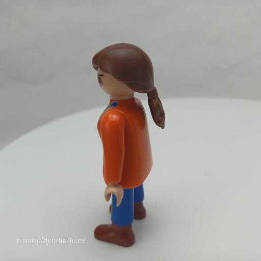PLAYMOBIL MUJER MUÑECO UNIFORME CLICK mod9219 [1]
