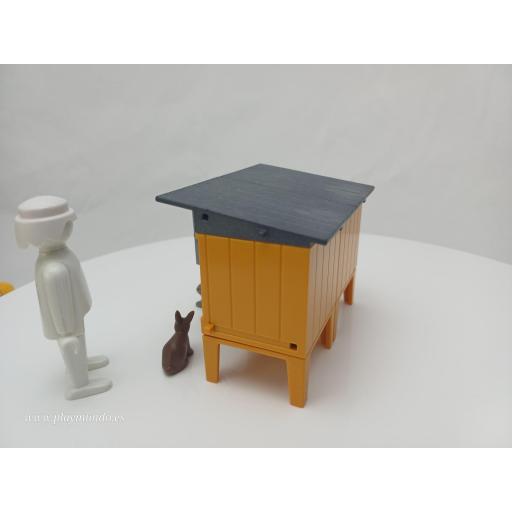 PLAYMOBIL CONEJERA CON CONEJOS ANIMALES  [0]