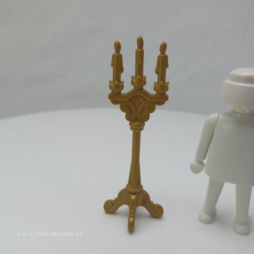 PLAYMOBIL CANDELABRO DORADO ALTO