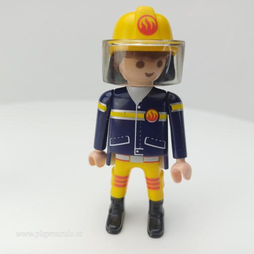 PLAYMOBIL MUÑECO CLICK BOMBERO OBRAS OTROS  MOD258