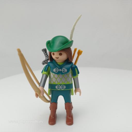 PLAYMOBIL ROBIN GUERRERO CABALLERO MEDIEVAL MUÑECO CLICK  MOD0983