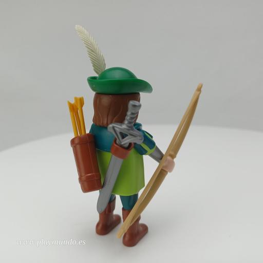 PLAYMOBIL ROBIN GUERRERO CABALLERO MEDIEVAL MUÑECO CLICK  MOD0983 [0]