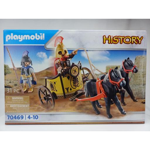 PLAYMOBIL 70469 AQUILES EN CARRO CON PATROCLO