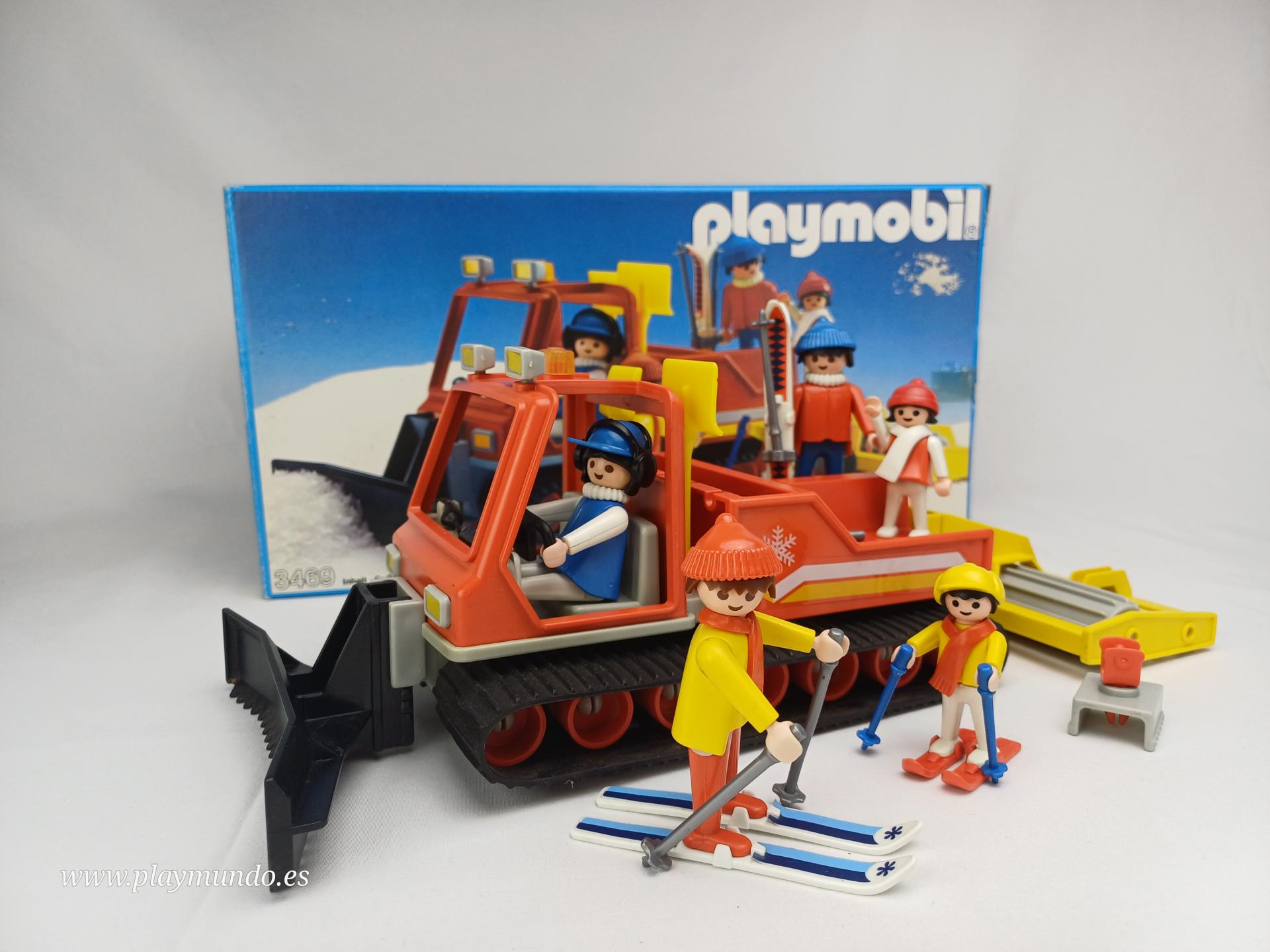 Playmobil 3469 Chasse-neige Ski 1985 - Vintage Allemagne Boîte Excellent état