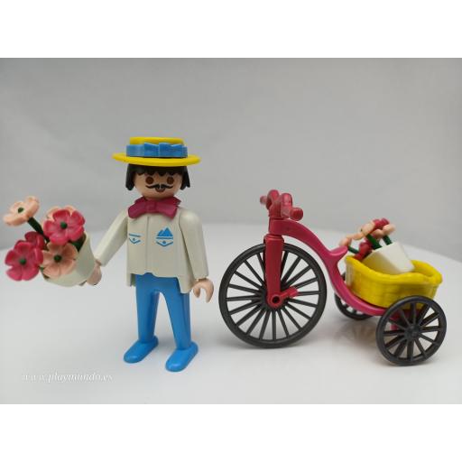 PLAYMOBIL 5400 VENDEDOR DE FLORES VICTORIANO (AÑO 1989) [3]