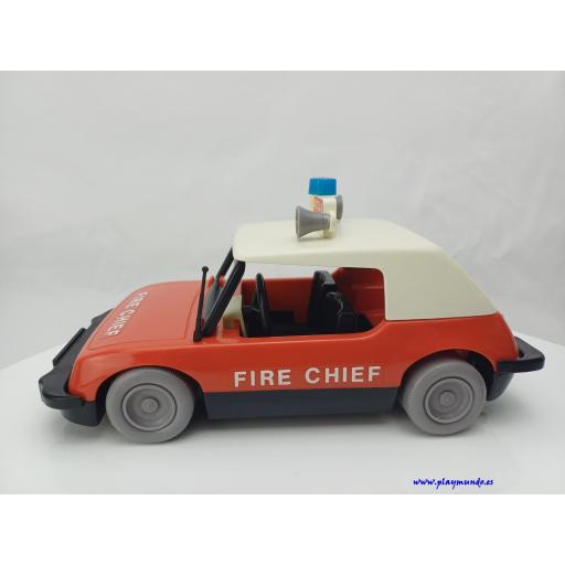 PLAYMOBIL 3216 COCHE DE BOMBEROS - FIRE CHIEF (AÑO 1977 - 1980) [2]