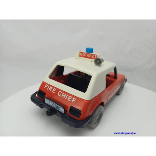 PLAYMOBIL 3216 COCHE DE BOMBEROS - FIRE CHIEF (AÑO 1977 - 1980) [4]