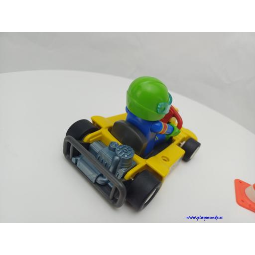 ​PLAYMOBIL 3013 KART CARRERAS CON PILOTO (AÑO 1998 - 2000) [4]