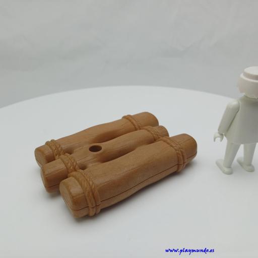 PLAYMOBIL BALSA DE TRONCOS BARCA