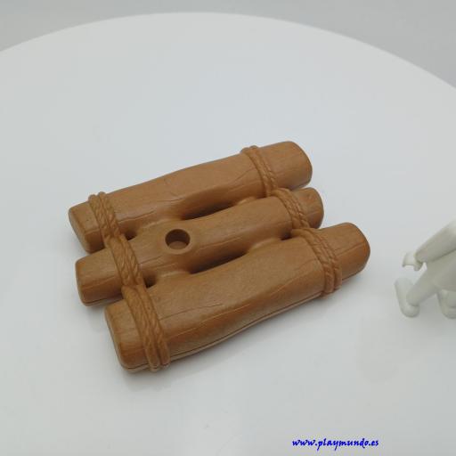 PLAYMOBIL BALSA DE TRONCOS BARCA [1]