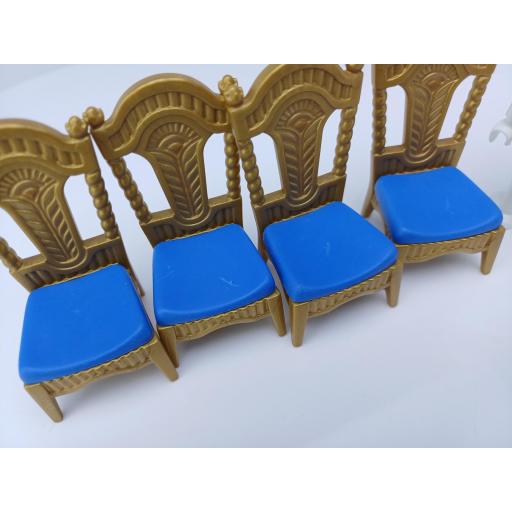 PLAYMOBIL SILLA DORADA AZUL VICTORIANA MOD99 [1]