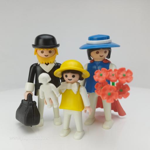 PLAYMOBIL 3365 FAMILIA OESTE WESTERN VICTORIANA (AÑO 1985 - 1988)