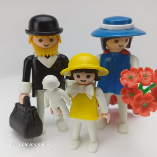PLAYMOBIL 3365 FAMILIA OESTE WESTERN VICTORIANA (AÑO 1985 - 1988) [1]