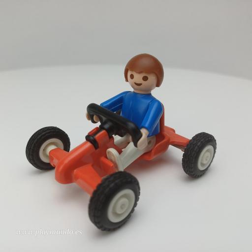 PLAYMOBIL 3358 KART INFANTIL (AÑO 1982)