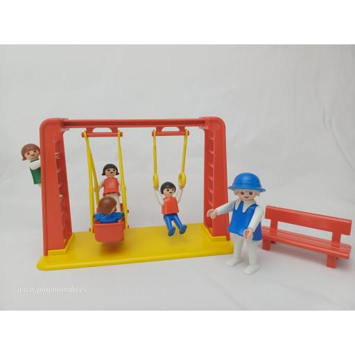 PLAYMOBIL 3552 NIÑOS CON COLUMPIO (AÑO 1988 - 1993) [0]